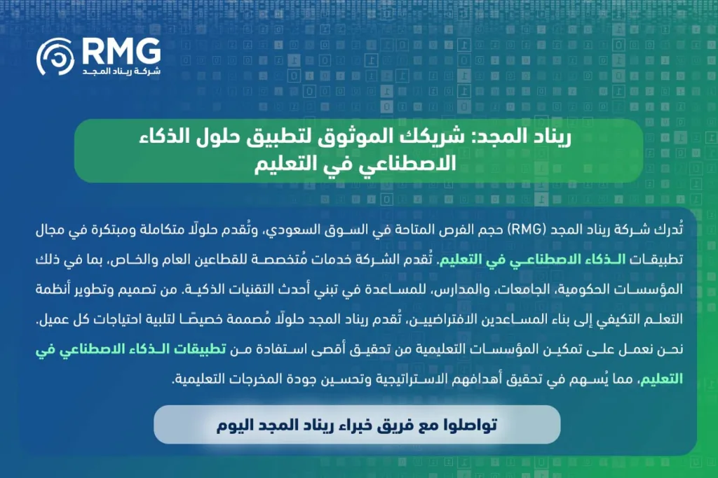 كيف تعيد تطبيقات الذكاء الاصطناعي في التعليم تشكيل مستقبل التعليم في السعودية؟