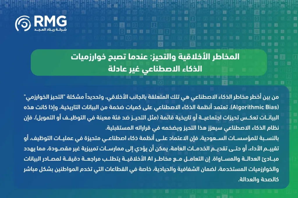 مخاطر الذكاء الاصطناعي على الأمن الوطني والوظائف: دليل المؤسسات في السعودية للتحوط والوقاية